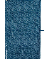 Kelioninis rankšluostis Lifeventure SoftFibre Recycled Towel Geometric Navy (150x90)