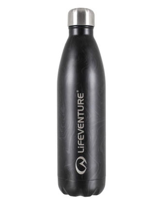 Termo butelis-gertuvė Lifeventure Insulated Bottle, 750 ml. - Juodas (Swirls)