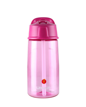 Vaikiška tritano gertuvė LittleLife Kids Flip-Top Water Bottle, 550 ml. (rožinė)