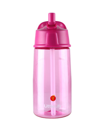 Vaikiška tritano gertuvė LittleLife Kids Flip-Top Water Bottle, 550 ml. (rožinė)