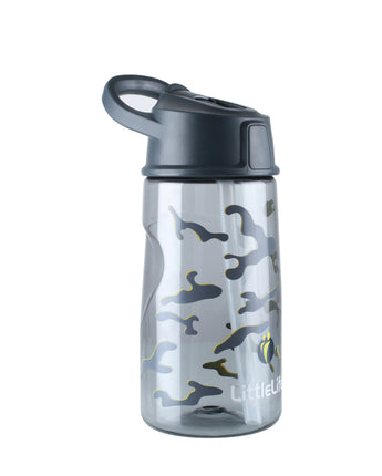 Vaikiška gertuvė LittleLife Kids Flip-Top Water Bottle, 550 ml. (Camo)