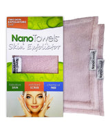 Šveičiamoji veido šluostė Nano Towels Skin Exfoliator (2 vnt.)