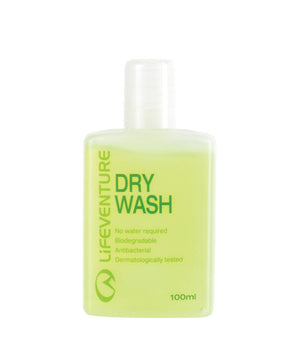 Antibakterinis gelis rankoms ir kūnui Lifeventure Dry Wash Gel, 100 ml.